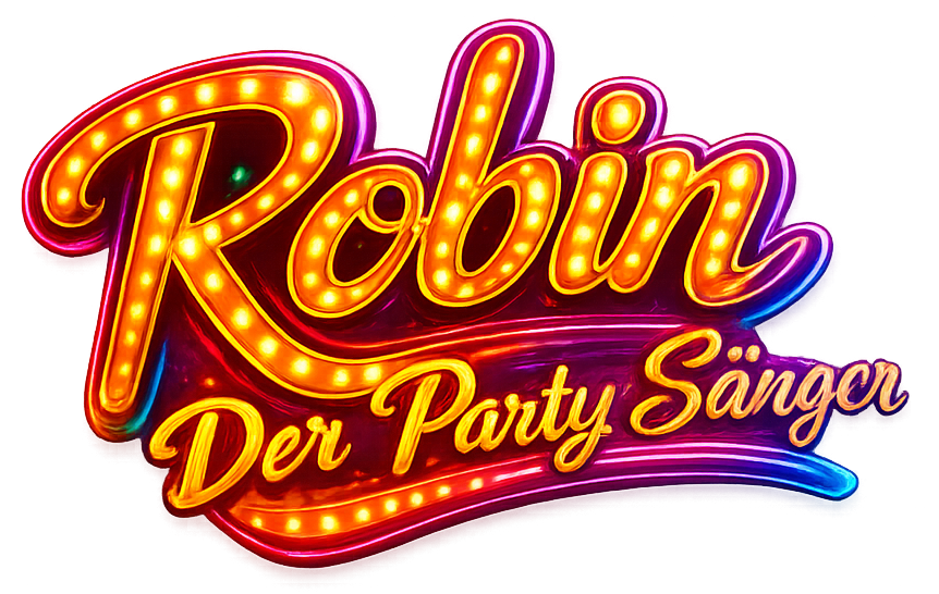 Robin der Party Sänger - Logo